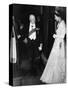 Winston Churchill with Queen Elizabeth II 1955-Associated Newspapers-Stretched Canvas