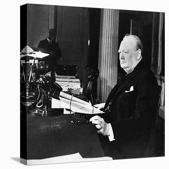 Winston Churchill-null-Stretched Canvas