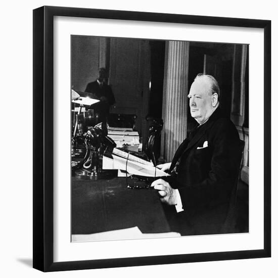 Winston Churchill-null-Framed Premium Photographic Print
