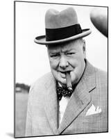 Winston Churchill-null-Mounted Photo