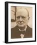 Winston Churchill-null-Framed Art Print