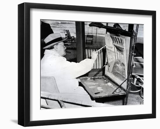 Winston Churchill-null-Framed Photographic Print