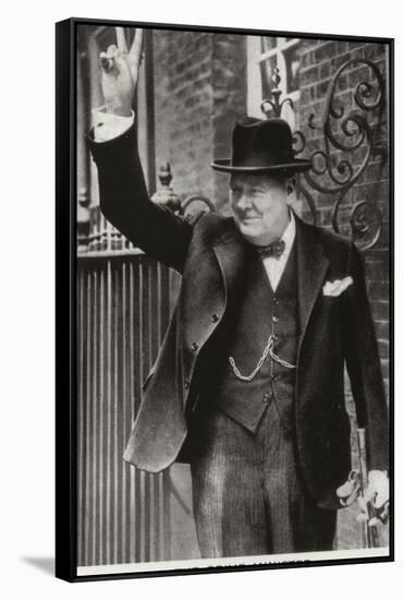 Winston Churchill-null-Framed Stretched Canvas