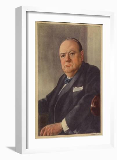 Winston Churchill-null-Framed Giclee Print