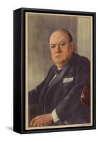 Winston Churchill-null-Framed Stretched Canvas