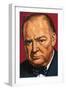 Winston Churchill-Clive Uptton-Framed Giclee Print