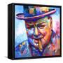 Winston Churchill-Leon Devenice-Framed Stretched Canvas