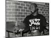 Winston Clifford on Drums at the Fairway, Welwyn Garden City, Hertfordshire, 18 February 2001-Denis Williams-Mounted Photographic Print