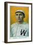 Winston-Salem, NC, Winston-Salem Minor League, Gilmore, Baseball Card-Lantern Press-Framed Art Print