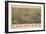 Winston-Salem, North Carolina - Panoramic Map-Lantern Press-Framed Art Print