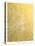 Winston Salem-The Gold Foil Map Company-Stretched Canvas