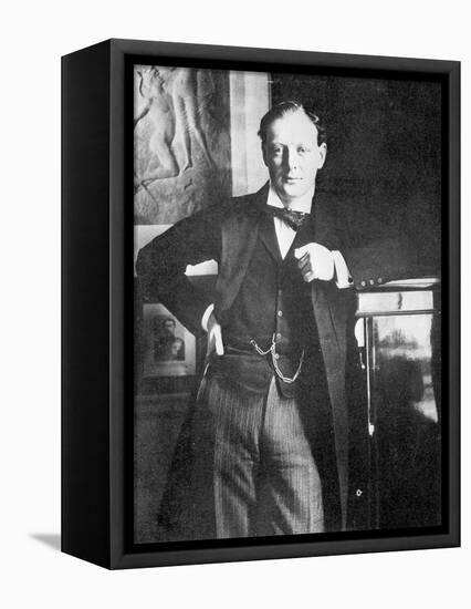 Winston Spencer Churchill in 1904-English Photographer-Framed Stretched Canvas