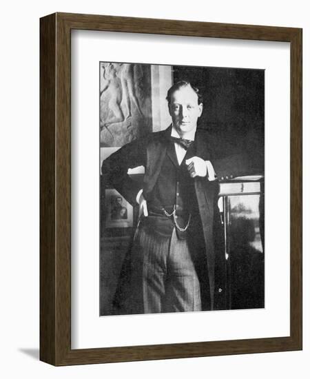 Winston Spencer Churchill in 1904-English Photographer-Framed Giclee Print