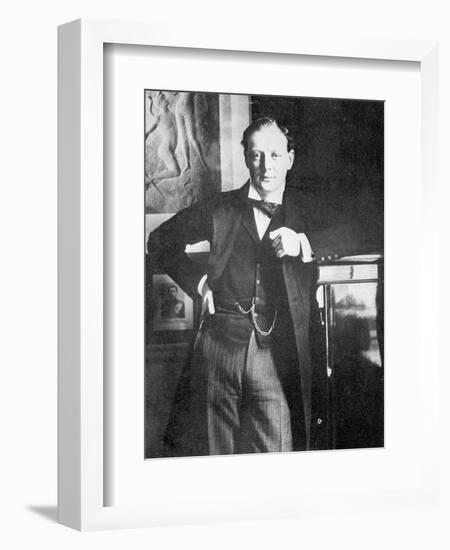 Winston Spencer Churchill in 1904-English Photographer-Framed Giclee Print