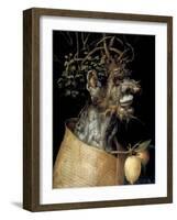 Winter, 1563-Giuseppe Arcimboldi-Framed Giclee Print