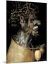 Winter, 1563-Giuseppe Arcimboldi-Mounted Giclee Print