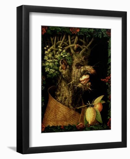 Winter, 1573-Giuseppe Arcimboldo-Framed Giclee Print