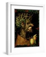 Winter, 1573-Giuseppe Arcimboldo-Framed Giclee Print