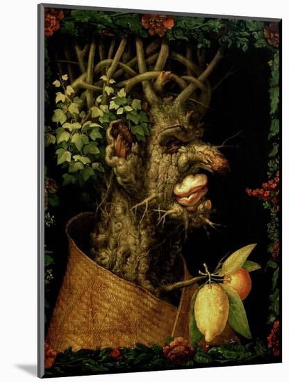 Winter, 1573-Giuseppe Arcimboldo-Mounted Giclee Print