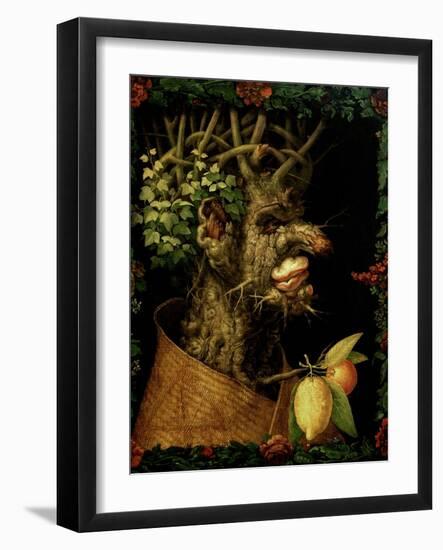 Winter, 1573-Giuseppe Arcimboldo-Framed Giclee Print