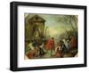 Winter, 1738-Nicolas Lancret-Framed Giclee Print