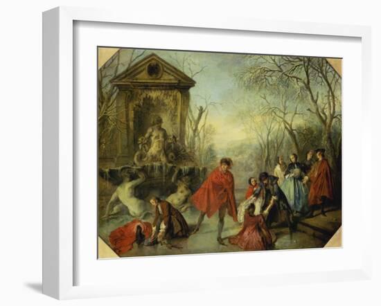 Winter, 1738-Nicolas Lancret-Framed Giclee Print