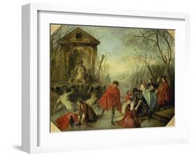 Winter, 1738-Nicolas Lancret-Framed Giclee Print