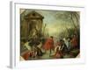 Winter, 1738-Nicolas Lancret-Framed Giclee Print