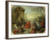 Winter, 1738-Nicolas Lancret-Framed Giclee Print