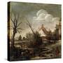 Winter, 17th Century-Esaias van de Velde-Stretched Canvas