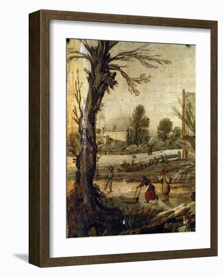 Winter, 17th Century-Esaias van de Velde-Framed Giclee Print