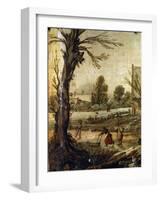 Winter, 17th Century-Esaias van de Velde-Framed Giclee Print