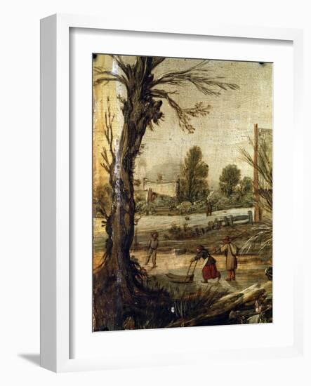 Winter, 17th Century-Esaias van de Velde-Framed Giclee Print