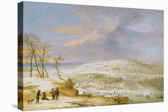 Winter, 17th century-Lucas Van Uden-Stretched Canvas