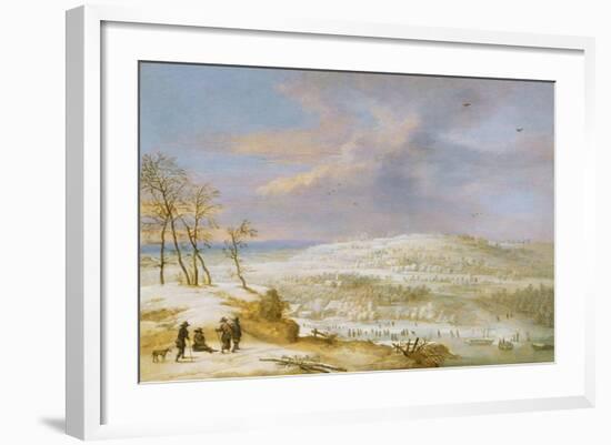 Winter, 17th century-Lucas Van Uden-Framed Giclee Print