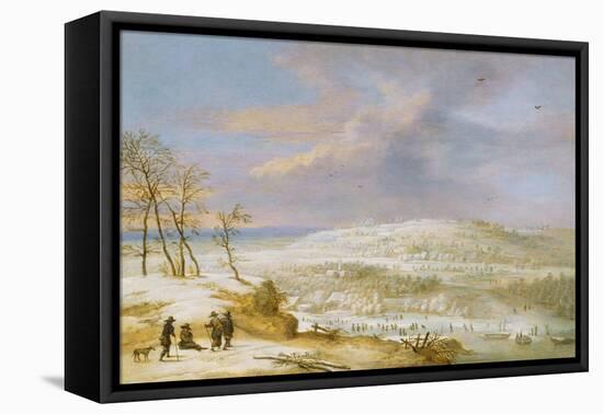 Winter, 17th century-Lucas Van Uden-Framed Stretched Canvas