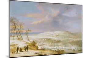 Winter, 17th century-Lucas Van Uden-Mounted Giclee Print