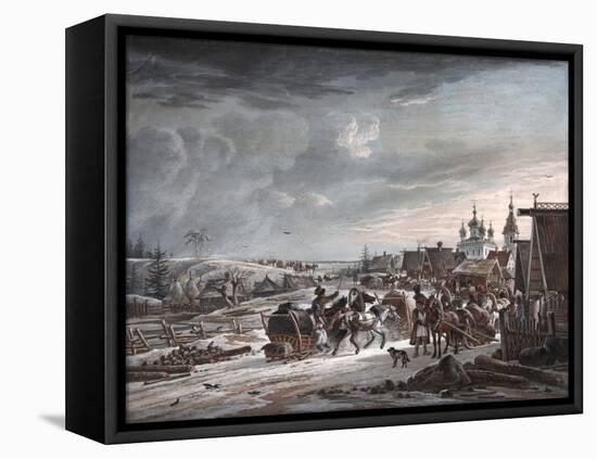 Winter, 1825-Alexander Osipovich Orlowski-Framed Stretched Canvas