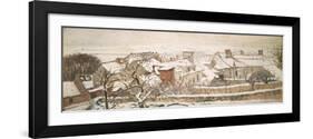 Winter, 1872-Camille Pissarro-Framed Giclee Print