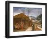 Winter, 18th Century French School-null-Framed Art Print