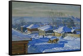 Winter, 1915-Stanislav Yulianovich Zhukovsky-Framed Stretched Canvas