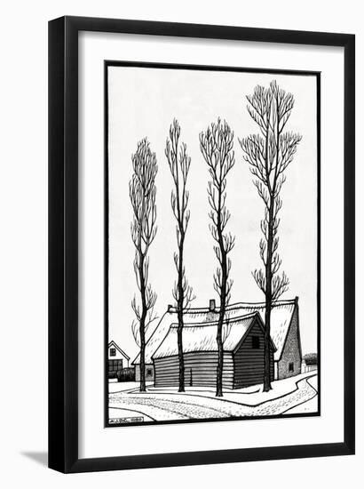 Winter, 1920-Julie de Graag-Framed Art Print