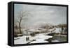 Winter Activity, 1847-Thomas Birch-Framed Stretched Canvas