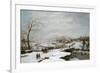 Winter Activity, 1847-Thomas Birch-Framed Giclee Print