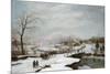 Winter Activity, 1847-Thomas Birch-Mounted Giclee Print