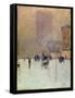 Winter Afternoon in New York, 1900-Childe Hassam-Framed Stretched Canvas