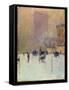 Winter Afternoon in New York, 1900-Childe Hassam-Framed Stretched Canvas