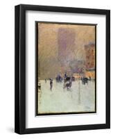 Winter Afternoon in New York, 1900-Childe Hassam-Framed Giclee Print