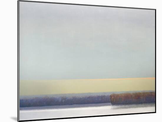 Winter Afternoon White Rock No. 2-Cap Pannell-Mounted Art Print