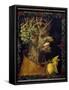 Winter Allegory about the Seasons. Painting by Giuseppe Arcimboldo (1527-1593) 16Th Century Sun. 0,-Giuseppe Arcimboldo-Framed Stretched Canvas